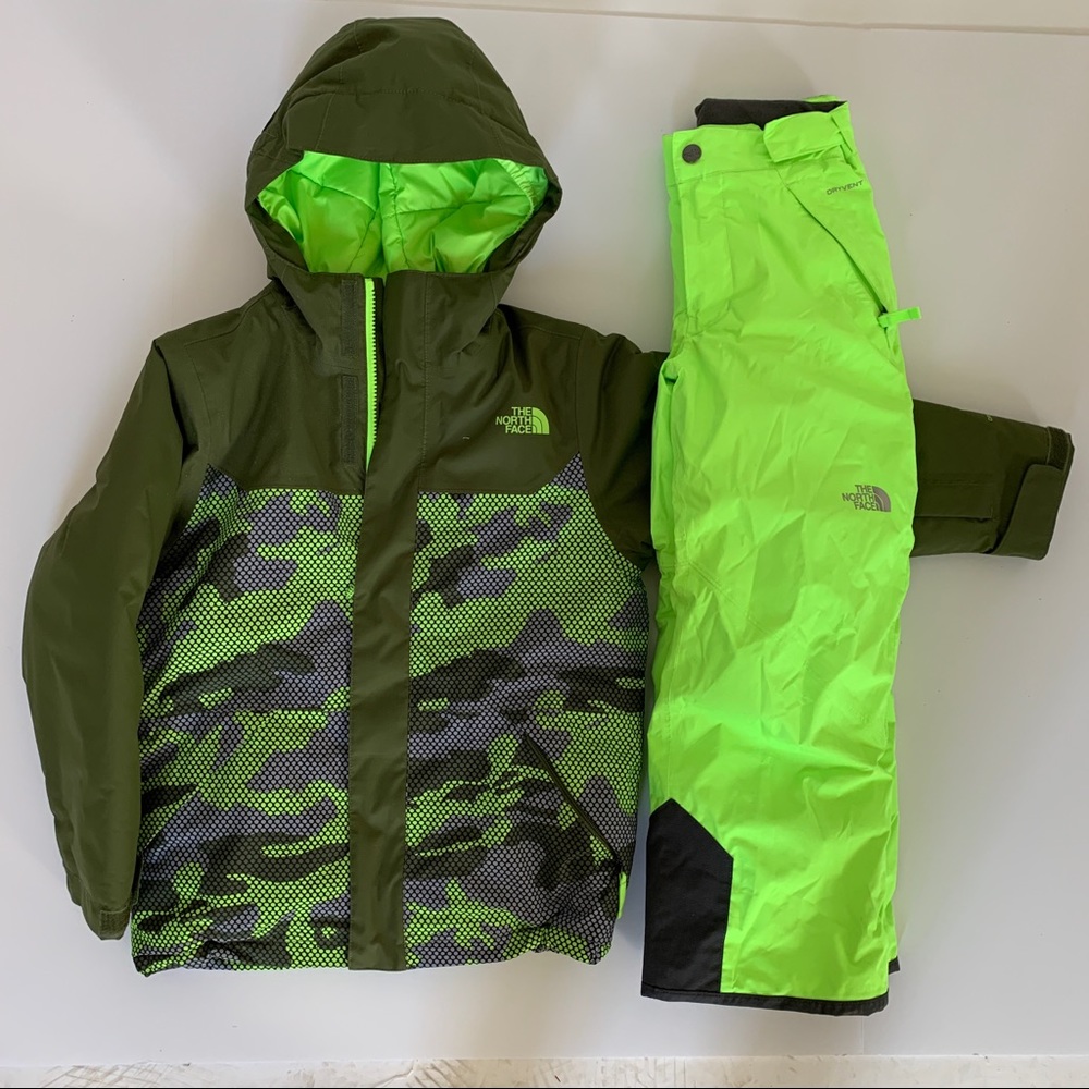 Boys The North Face Ski Coat & Pants, small